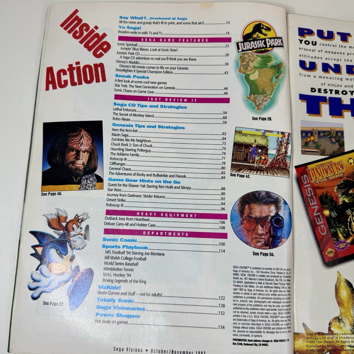 Magazine SEGA MEGADRIVE FAN REVUE – Japon Import, Novembre 1993 (11/93)