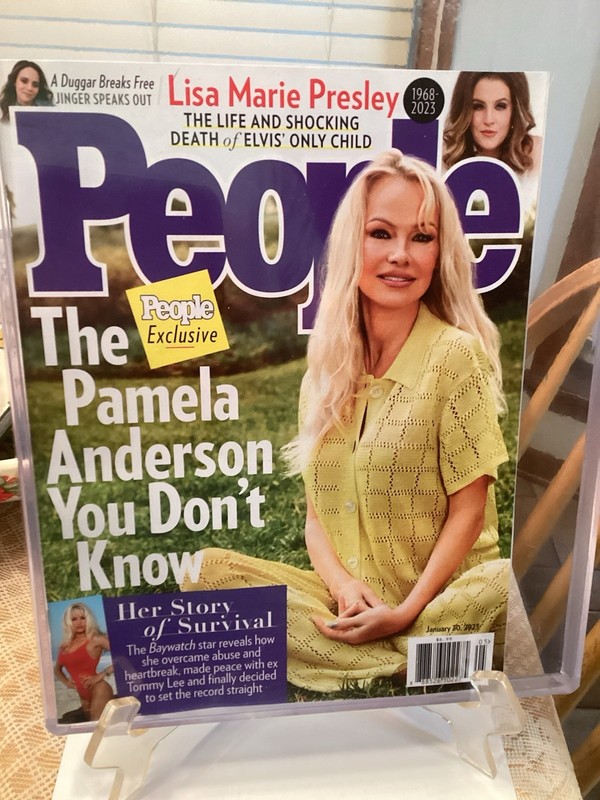 Pamela Anderson PEOPLE MAGAZINE - JAN. 30th, 2023 - The Pamela You Don’t Know