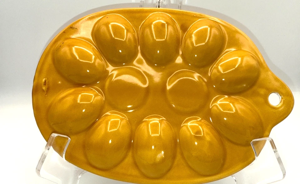 Plato Bandeja Vintage DEVILD HAGG PLATE Dorado MCM Fairway Japón Retro 9.5" Foto 3 de 4