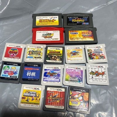 Mega Man Smash Bros Mario Game Lot Nintendo DS 3DS GBA 17pcs Japan Import