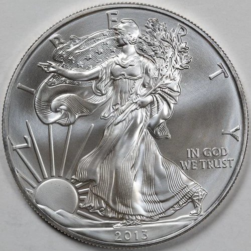 2013 American Silver Eagle (BU) in a Capsule - PRISTINE & AUTHENTIC!