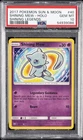2017 POKEMON SUN & MOON SHINING LEGENDS #40 SHINING MEW-HOLO PSA 10