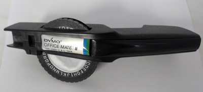 DYMO Office Mate II 1540 Embossing Label Maker Black Handheld for 3/8''-1/2'' Tape