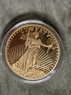 1933 Saint Gaudens Liberty Double Eagle 24k Gold-Plated Coin Copy in Capsule