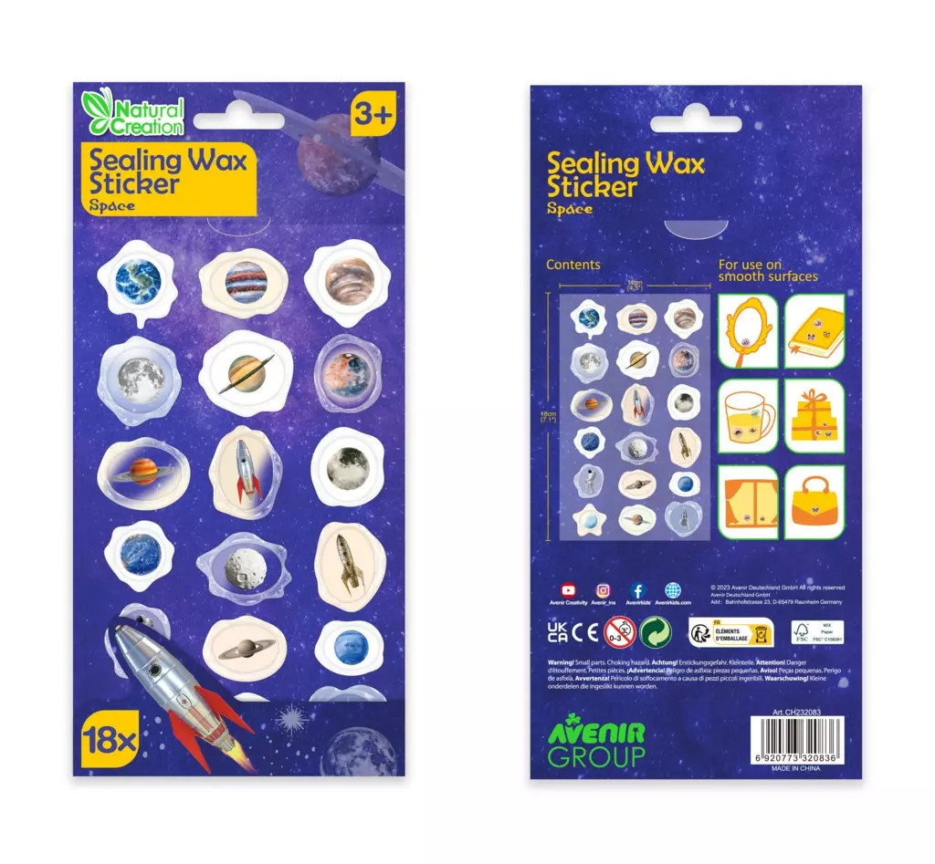 6920773320836 Naklejki woskowe Kosmos Avenir 3690₽