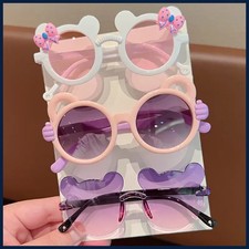 2/3Pcs Boy Girl Cute Bear Frame Bowknot Kids Children Fashion Glasses Eyewear