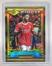 Goncalo Ramos 2022 Topps Finest Flashbacks UEFA #66 Gold /50