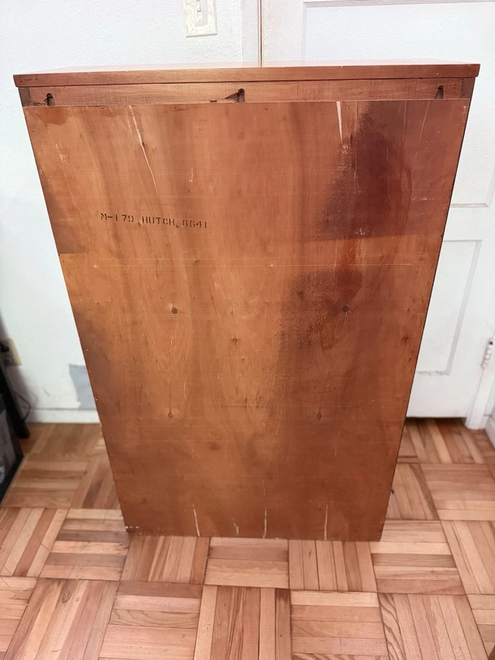 Vintage Solid Wood Wall Tea Cup/Saucer 3-Tier Display Shelf Knick Knack Curio - Image 4 of 4