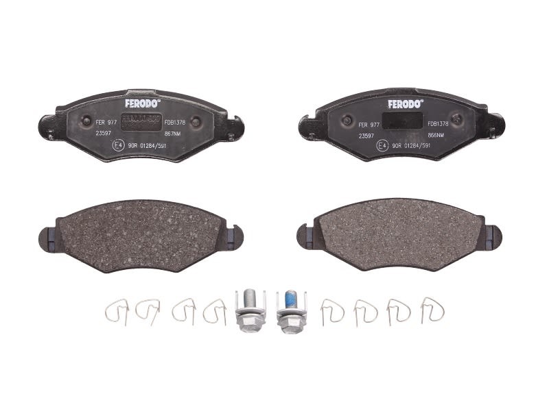 Kit plaquettes de frein FERODO FDB1378 pour restaurer le frein à disque de Xsara 1.5