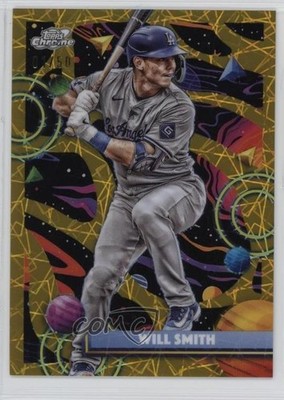 2025 Topps Cosmic Chrome Gold Interstellar Refractor 1/50 Will Smith #169 4k5