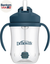 Milestones Baby'S First Straw Cup, Training Cup with Weighted Straw, 9 Oz/270 Ml