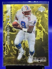 1998 Upper Deck Black Diamond Rookie Edition Steve McNair #85 Triple SN Oilers