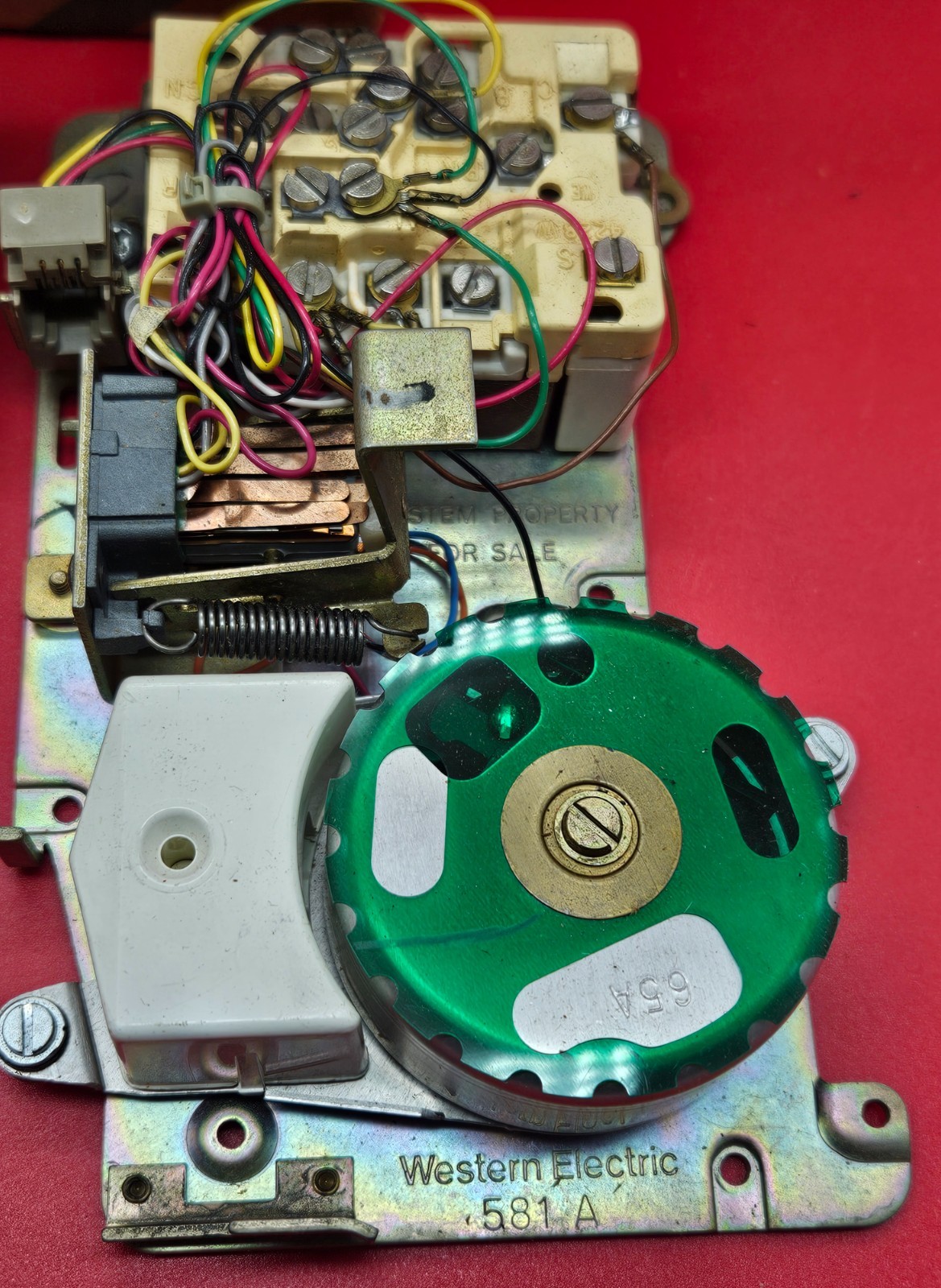 vintage Western Electric model 581A telephone base Bell Systems