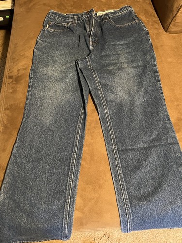 Carhartt Men's Dark Wash Blue Jeans Relaxed Fit Size 32x30. Work Pants