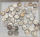 Lot of 6 Washington Quarters, Mixed Dates 1932-1964 90% Silver Randomly Selected