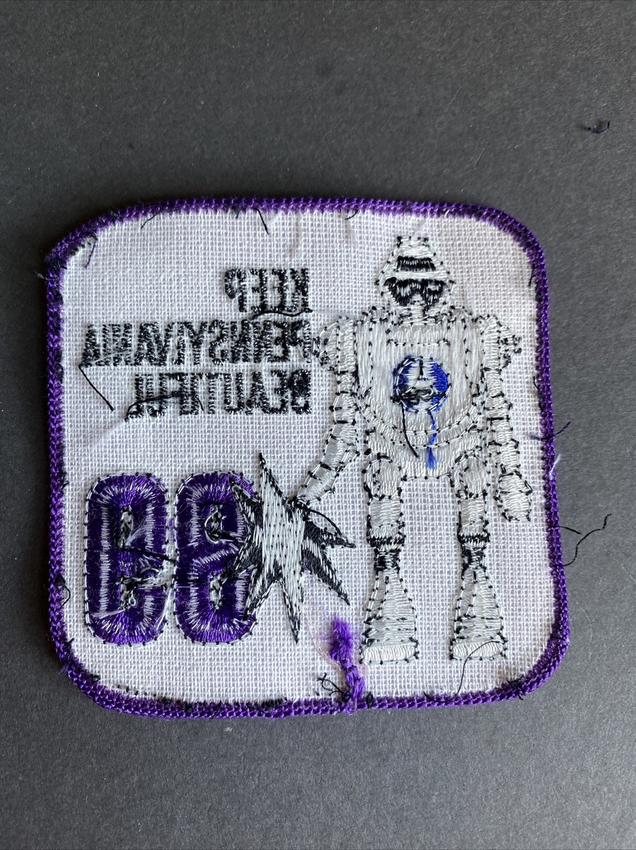 Vintage Keep Pennsylvania Beautiful 89 Patch Space Robot 1989 PA