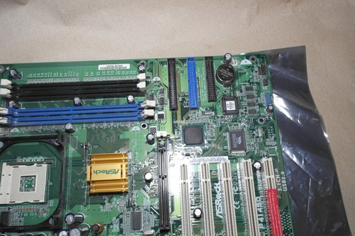 Motherboard Intel ASRock P4i45D 1.04 Socket 478 AGP PCI DDR SDRAM inel chipset - Photo 13/14