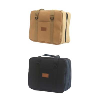 Outdoor Cassette Stove Gas Tanks Storage Bag Camping Baking Pan Storage Bag