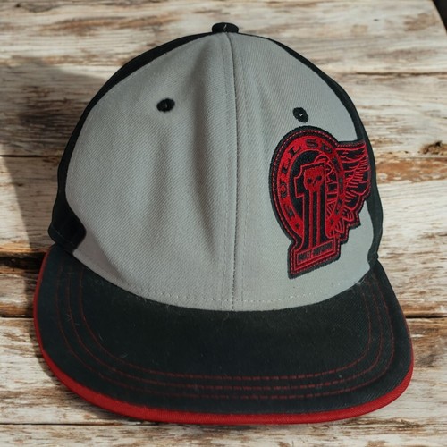 Harley Davidson Hat Cap 7 5/8 New Era Fitted Full Speed Logo Black Motorcycle
