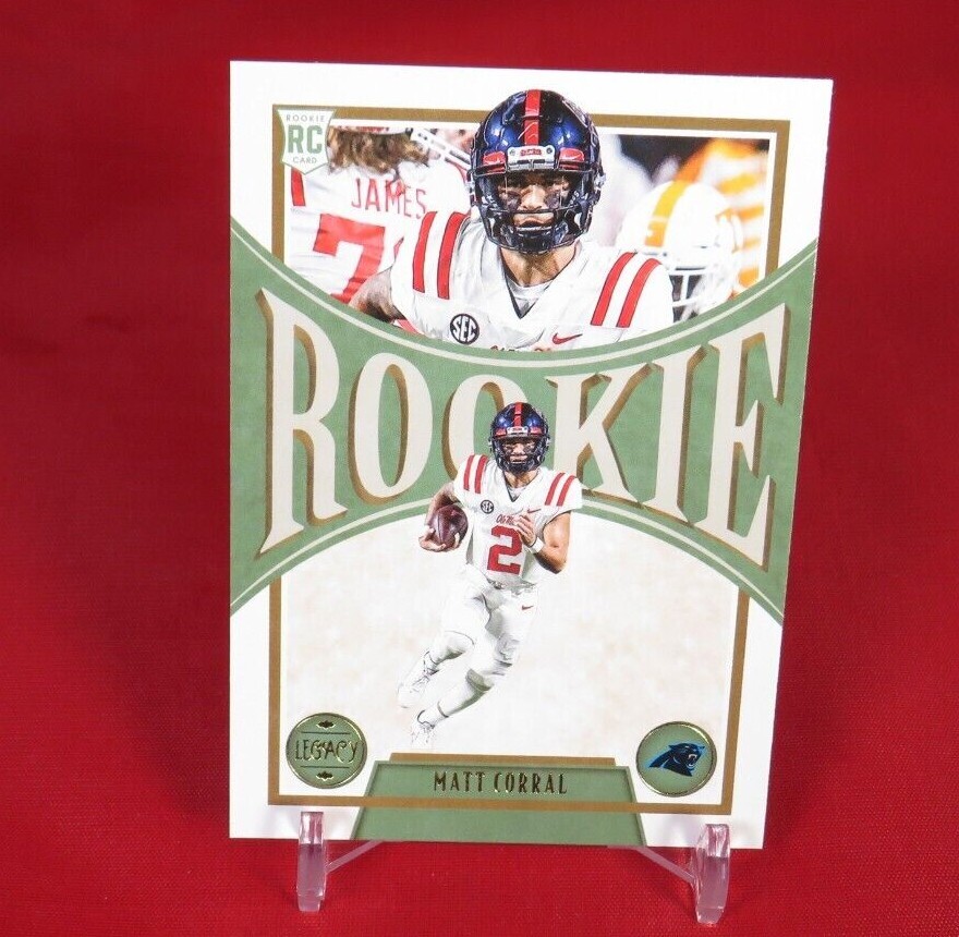 Matt Corral RC 2022 Panini Legacy Football Rookie #142 Panthers QTY