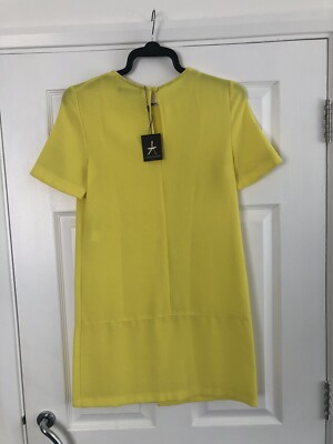 carlita mini dress yellow MS. GODET ASYMMETRIC YELLOW MINI DRESS | CULT MIA