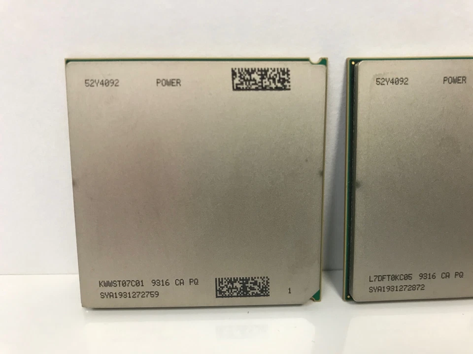 IBM 52Y4092 3.70GHZ 4 CORE POWER7 CPU PROCESSOR  QTY 2 - Image 2 of 3