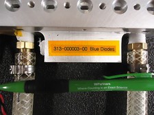 Used, LLE, BLUE LASER DIODE ARRAY, 30 laser diodes receptacles, water cooled