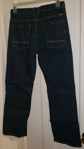 Wrangler Active Flex Slim Straight Blue Jeans adjustable waist boys 16 Husky NWT - Picture 4 of 6