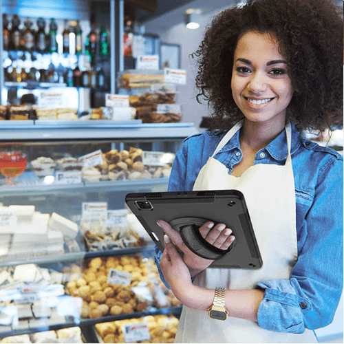 Defender Blacktech Case for   Samsung Galaxy Tab S9 Fe - Black - Bild 9 von 12