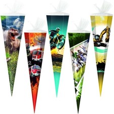 Stylex Schultüte Zuckertüte 85cm Einschulung Schulanfang Schule Jungen 2025