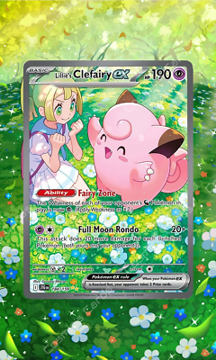 Lillie's Clefairy ex 184/159 Sv09 Display Case Extended Art for