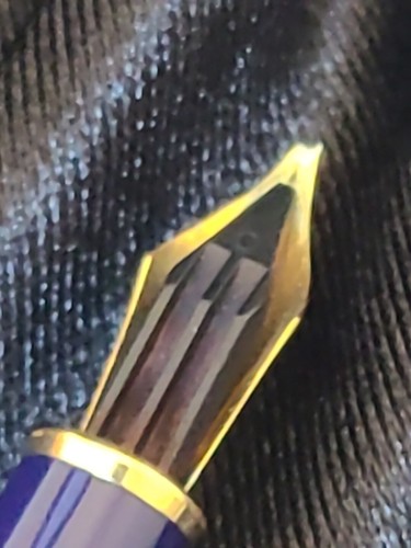Montblanc Ramses II Solitaire Lapis Lazuli & Gold Vermeil 144, OB Nib Founta Pen - Imagen 16 de 23