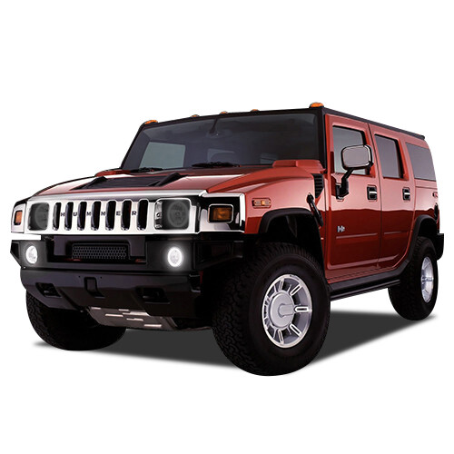 RGB Multi Color Bluetooth Fog Light Halo kit for Hummer H2 03-09 - Imagen 5 de 11