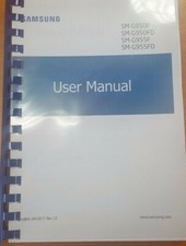 SAMSUNG GALAXY S8/S8 PLUS SM- G950F/G955F PRINTED MANUAL USER GUIDE 237 PAGES A5