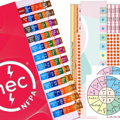 2023 NEC Tabs and Stickers for NFPA 70 National Electrical Code (Book Not Includ