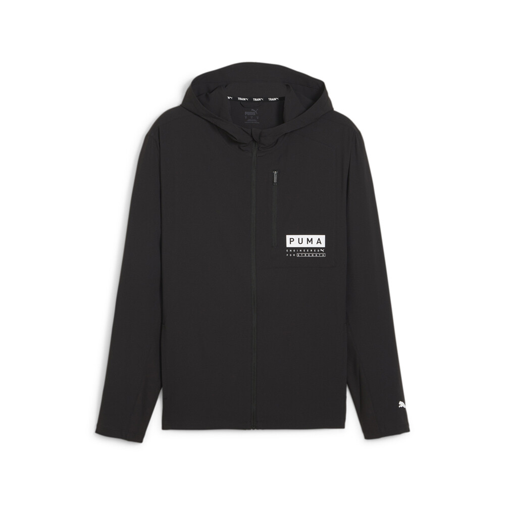 Мужская куртка на молнии с капюшоном Puma Ultraweave, размер L, Повседневная спортивная верхняя одежда 52