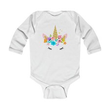 Rachel Greschel Unicorn Longsleeve Infant Long Sleeve Bodysuit