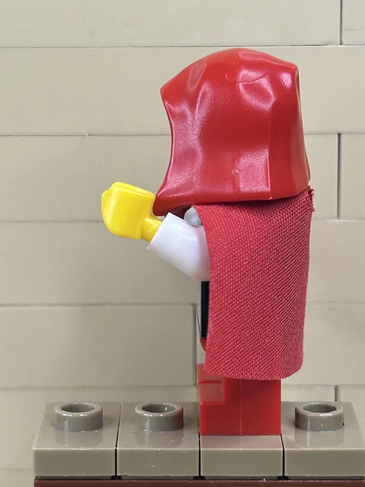 Lego Abuela Visitante Minifigura Coleccionable Serie 7 CMF 8831 col112 Rojo Montar Foto 4 de 4