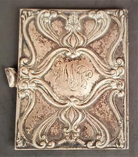 Antique Sterling Gorham Hall Mark looks to be a Art Nouveau Style Card Holder