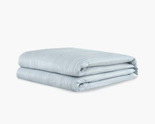 Modernist by Gravity Weighted Blanket (Queen - 90" x 90" - 35lbs) in Grey Lines