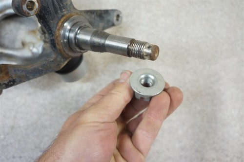 2005 05 Honda TRX300EX 300EX OEM Right A Arms Spindle Tie Rod - Picture 3 of 22