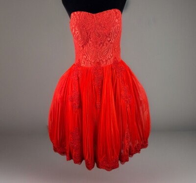 ysl black lace dress YSL Yves Saint Laurent Rive Gauche Sheer Lace Ruffle Hi-Lo Gown – Recess