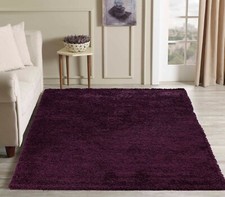 Living Room Soft Shaggy Rugs 45mm Pile Height Small - Extra Large in 22 Colours