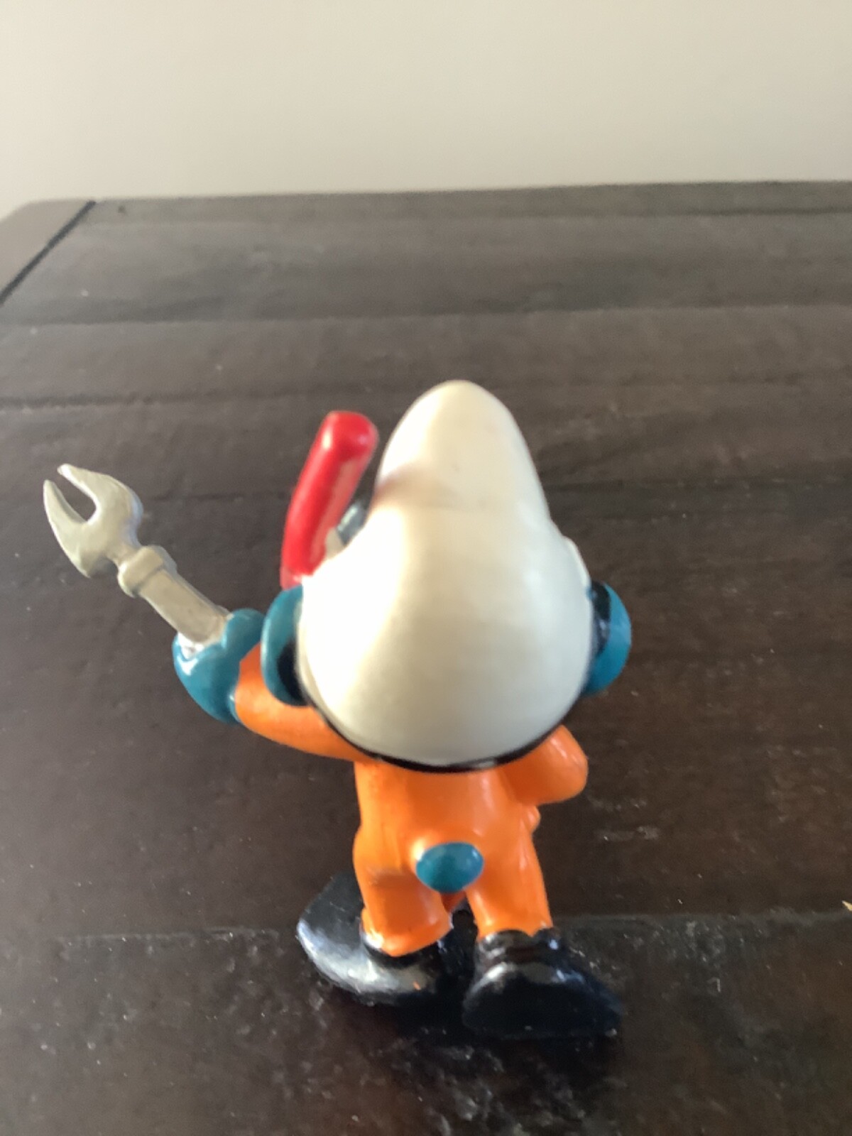 Smurfs 20120 Frogman Smurf Scuba Diver Snorkel Vintage Toy Figure PVC