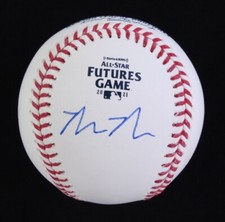 Max Meyer Autographed 2021 All Star Futures Game Baseball JSA COA Miami Marlins!