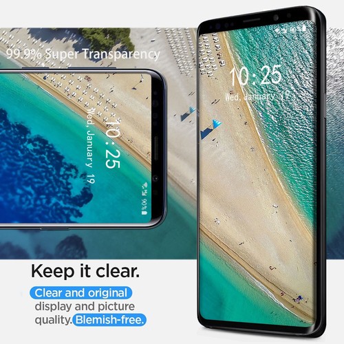 For Samsung Galaxy Note 8 Full coverage Tempered Glass Screen Protector Clear - Picture 2 of 18