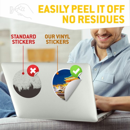 2 x Vinyl Stickers 7.5cm - Xi'an Bell Tower China Travel Cool Gift #2300 - 第 5/9 張圖片