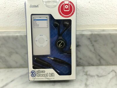 BRAND NEW SEALED iWAVE 3 PIECE TRAVEL KIT iPOD ACCESSORIES KIT 