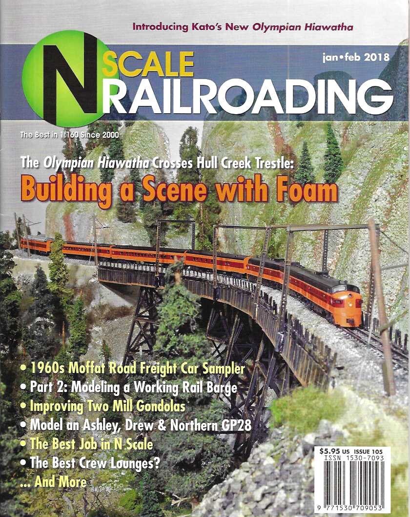 N Scale Railroading 105 San Diego Layout Hiawatha Trestle Scene Moffat Road