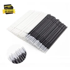 Micro Applicators 200Pcs,  Disposable Micro Brush Microswab Wands for Eyelash Ex